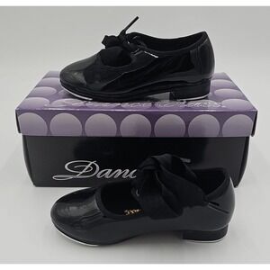 Dance Class By Trimfoot Toddler Girls Black Tap Shoe Size 7